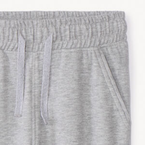 Pantalón jogging de felpa lisa para niña 