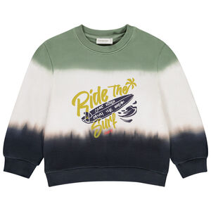 Sudadera de felpa efecto "tie & dye" para niño 