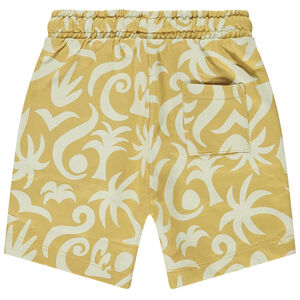 Bermudas de felpa con estampado de palmeras para bebé niño 