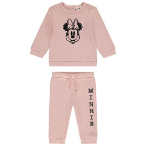 Conjunto de chándal de punto de abeja de Minnie Disney para bebé niña  Main Conjunto de chándal de punto de abeja de Minnie Disney para bebé niña
