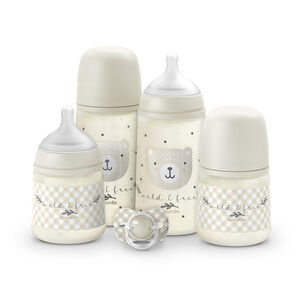 Coffret nouveau-né 5 pièces Wild&Free beige 