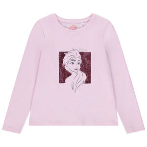 Camiseta de manga larga Frozen Disney con lentejuelas mágicas para niña  Main Camiseta de manga larga Frozen Disney con lentejuelas mágicas para niña