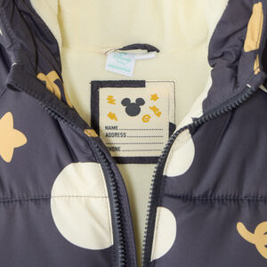 Chaleco bebé niño con capucha Mickey Disney forrado de micropolar. 