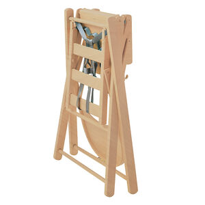 Trona plegable Sarah Barniz color natural 