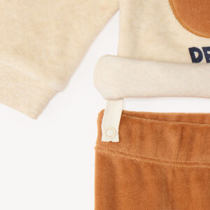 Conjunto de pijama de terciopelo para bebé niño 