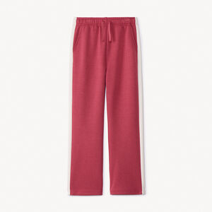 Jogging large en molleton avec bandes latérales pour fille 