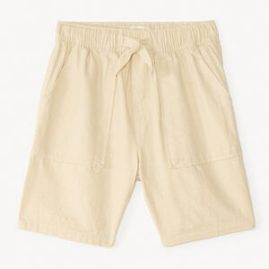 Bermudas de tela con efecto lino para niño 
