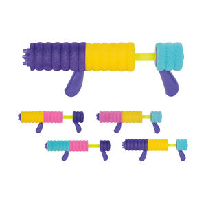 Pistola de agua de espuma con bomba (colores aleatorios) 