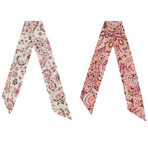 Lote de 2 diademas con lazo estampado bohemio para niña  Main Lote de 2 diademas con lazo estampado bohemio para niña