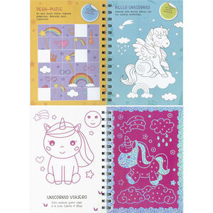 Libro de juegos y actividades Unicornios +6 años 