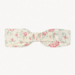 Diadema anudada con estampado floral para bebé niña 