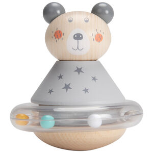 Sonajero culbuto de bolas - Oso gris 