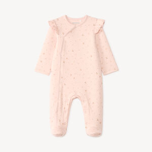Pijama de bebé niña acolchado con cierres a presión y motivos divertidos 