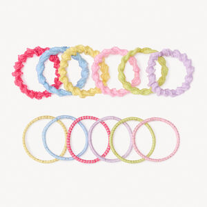 Lote de 12 gomas de colores divertidas para niña 