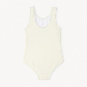 Bañador de una pieza texturizado con estampado divertido para niña 