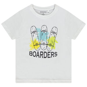 Camiseta de manga corta estampada para niño 