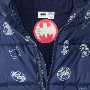 Chaleco acolchado sin mangas con capucha divertida Batman Warner para niño 