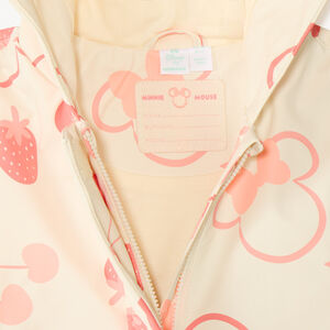Parka de goma con capucha y orejas 3D de Minnie Disney para bebé niña 