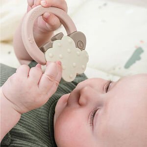 Mordedor de silicona Sheepy Rosa 