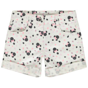Short de mezclilla con estampado de Minnie Disney para bebé niña 