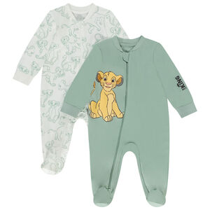 Lote de 2 peleles de punto jersey El Rey León Disney para bebé niño 