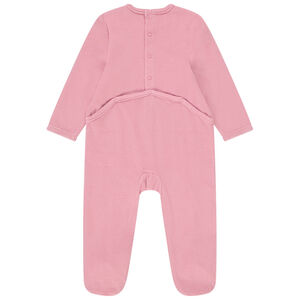 Pelele de terciopelo con estampado fantasía para bebé niña 