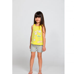 Pijama de tirantes y pantalón corto Titi Warner para niña 