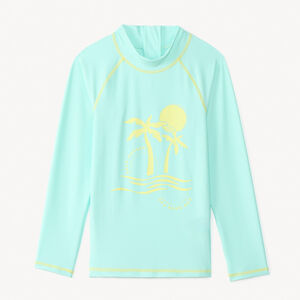 Camiseta de manga larga anti-UV SPF 50+ palmeras para niño 