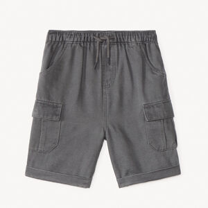 Bermudas de estilo cargo lisos para bebé niño 