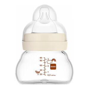 Biberón de cristal Feel good 90ml (diseño aleatorio) - Neutro 