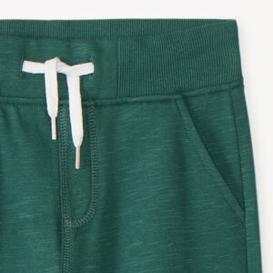 Pantalón de chándal liso de felpa para niño 