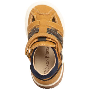 Sandalias de efecto cuero con cierre de velcro para niño 