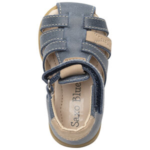 Sandalias de piel con detalles beige 
