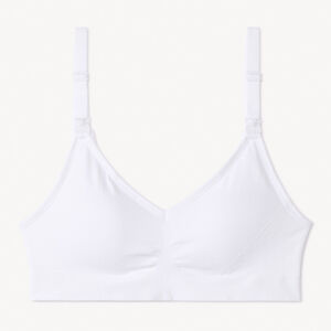 Brassière de lactancia sin costuras y ajustable unicolor 