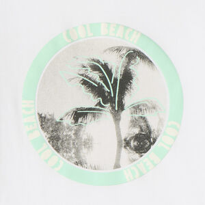 Camiseta de manga corta con estampado divertido para niño 