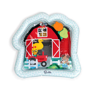 Tapis de agua sensorial de juego con tema de granja 