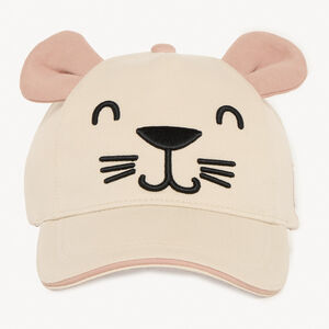 Gorra de malla de león con orejas 3D para bebé niño 