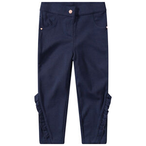 Jeggings de milano con volantes en los tobillos 