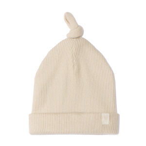 Gorro de nacimiento acanalado con efecto anudado para bebé niño  Main Gorro de nacimiento acanalado con efecto anudado para bebé niño