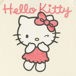 Camiseta sin mangas con volantes de Hello Kitty para niña bebé. 