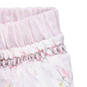 Pantalón corto de algodón vaporoso con estampado Liberty 
