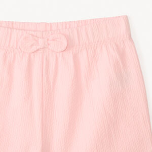 Conjunto corto de 2 piezas: top con volantes + pantalones cortos para niña bebé. 