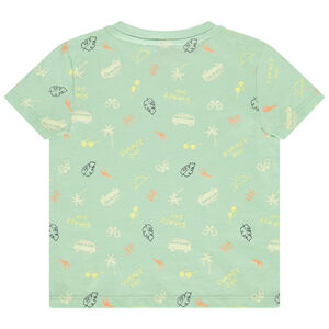 Camiseta de manga corta estampada para bebé niño 