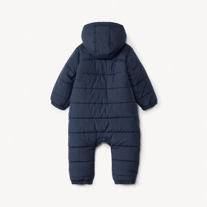 Pelele acolchado liso para bebé niño con acabados diferentes según la edad  Main Pelele acolchado liso para bebé niño con acabados diferentes según la edad