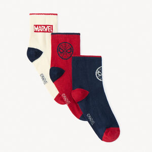 Lot de 3 paires de chaussettes Spider-Man Marvel pour garçon  Main Lot de 3 paires de chaussettes Spider-Man Marvel pour garçon