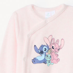 Pelele de terciopelo Stitch & Angel Disney para bebé niña 