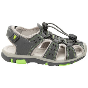 Sandalias contrastadas con cordones ajustables para niño 