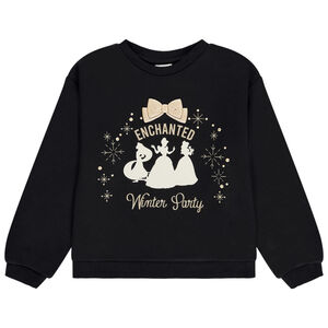 Sudadera oversize de Navidad Princesas Disney para niña 