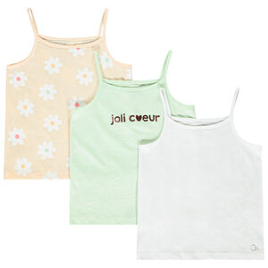 Lote de 3 camisetas sin mangas fantasía para niña 