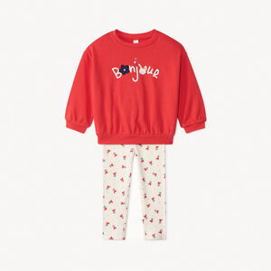 Conjunto sudadera y pantalón fantasía para niña  Main Conjunto sudadera y pantalón fantasía para niña